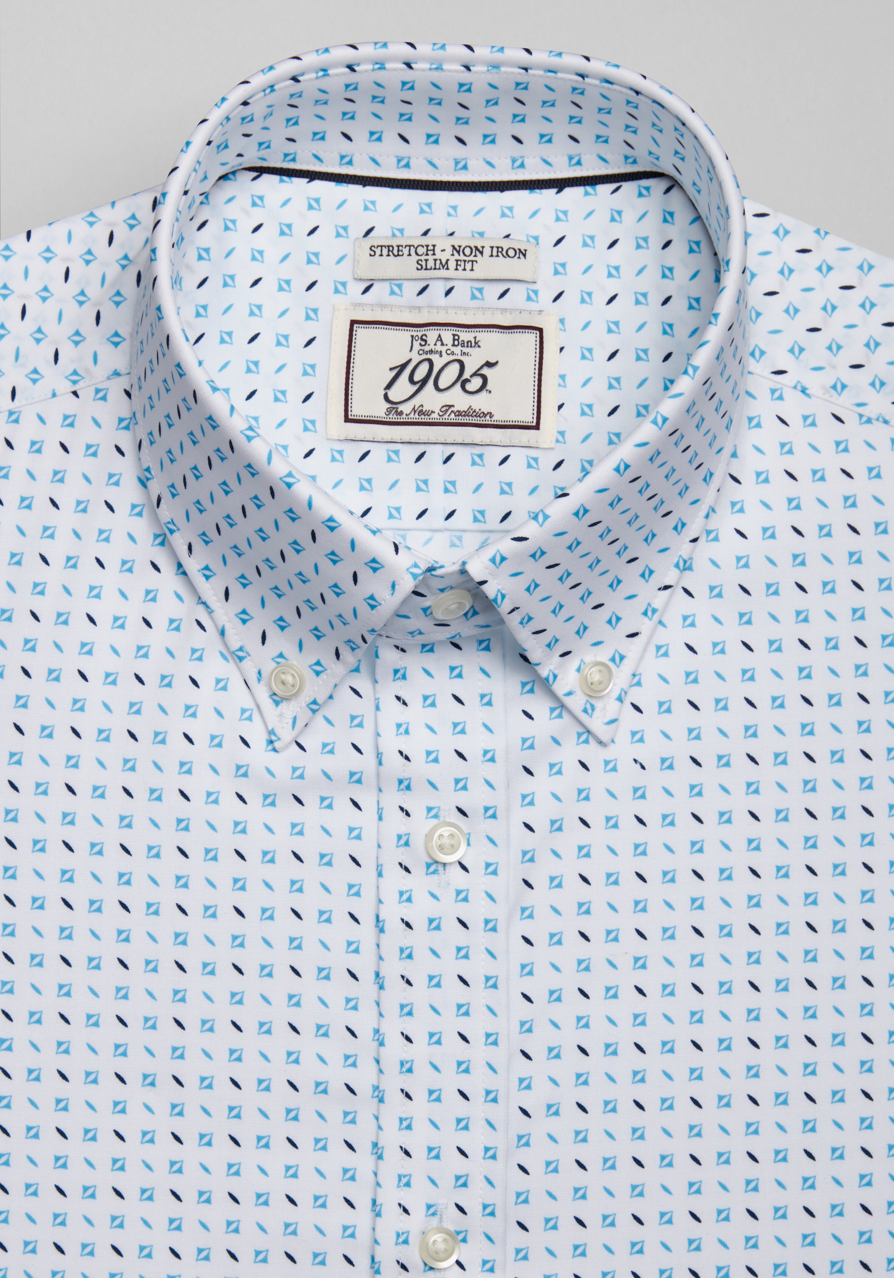 1905 Collection Slim Fit Button-Down ...
